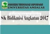SK Bidikmisi Mahasiswa Angkatan 2017 FTI Unand